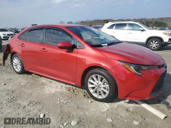 2020 Toyota Corolla LE with VIN 5YFVPRAE7LP106567, listed as a Copart auction lot 44159895 with 61,102 mi miles and Salvage Title. Bid and sale history available at carsss.com. Image 4.