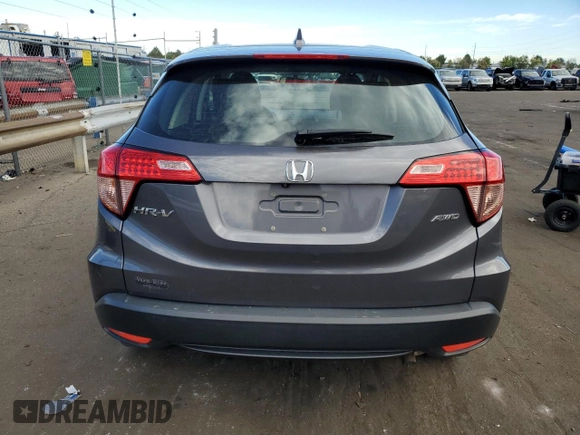 2018 Honda HR-V LX with VIN 3CZRU6H38JG703401, listed as a Copart auction lot 70567114 with 106,672 mi miles and Salvage Title. Bid and sale history available at carsss.com. Image 6.