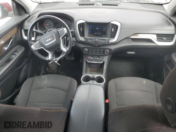 2018 GMC Terrain SLE with VIN 3GKALTEV0JL360685, listed as a Copart auction lot 46812315 with 98,449 mi miles and Salvage Title. Bid and sale history available at carsss.com. Image 8.