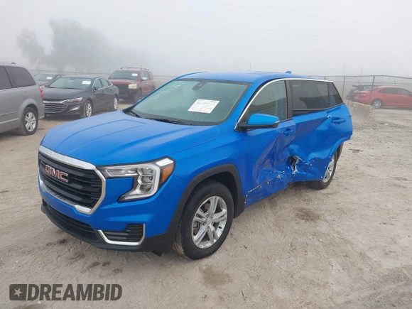 2024 GMC Terrain SLE with VIN 3GKALMEG5RL183540, listed as a IAAI auction lot 41499548 with 23,618 mi miles and . Bid and sale history available at DreamBid. Image 17.
