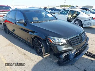 2018 Mercedes-Benz S 63 AMG with VIN WDDUG8JB0JA343131, listed as a IAAI auction lot 41863404 with 29,778 mi miles and . Bid and sale history available at DreamBid. Image 1.
