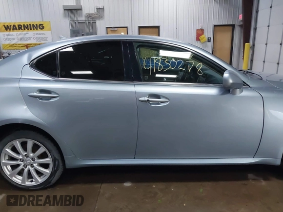2008 Lexus IS 250 with VIN JTHCK262682024667, listed as a IAAI auction lot 41830278 with 239,124 mi miles and . Bid and sale history available at DreamBid. Image 13.
