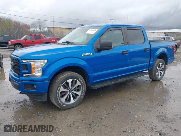 2020 Ford F-150 XL with VIN 1FTEW1E55LFC29385, listed as a IAAI auction lot 41908449 with 55,211 mi miles. Bid and sale history available at carsss.com. Image 17.