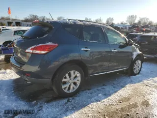 2013 Nissan Murano SL with VIN JN8AZ1MW4DW308620, listed as a Copart auction lot 86963814 with 130,652 mi miles and Salvage Title. Bid and sale history available at carsss.com. Image 3.