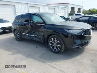 2023 Acura MDX w/Technology Package with VIN 5J8YD9H42PL003124, listed as a IAAI auction lot 41832413 with 24,541 mi miles. Bid and sale history available at carsss.com. Image 1.
