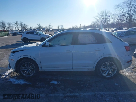 2017 Audi Q3 Premium with VIN WA1ECCFS9HR017842, listed as a IAAI auction lot 41400330 with 106,884 mi miles. Bid and sale history available at carsss.com. Image 14.