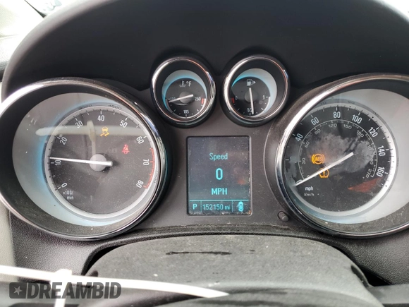 2016 Buick Verano with VIN 1G4PP5SK4G4112319, listed as a Copart auction lot 51297165 with 152,150 mi miles and Salvage title. Bid and sale history available at DreamBid. Image 9.