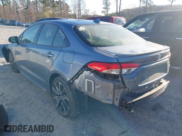 2020 Toyota Corolla SE with VIN JTDS4RCE0LJ039064, listed as a IAAI auction lot 41837450 with 80,528 mi miles and . Bid and sale history available at DreamBid. Image 3.