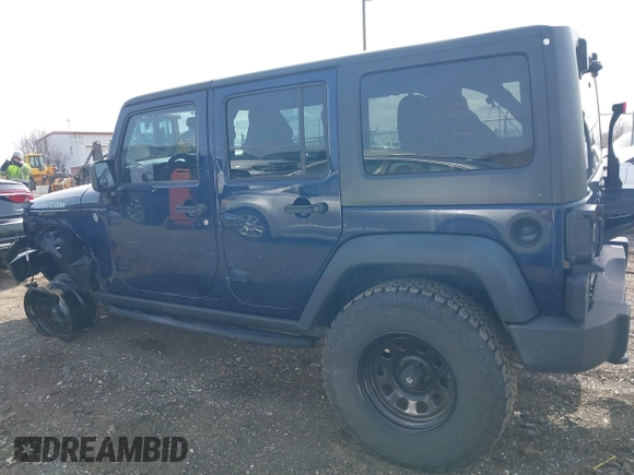 2013 Jeep Wrangler Unlimited Rubicon with VIN 1C4BJWFGXDL502435, listed as a IAAI auction lot 41937642 with 83,817 mi miles and . Bid and sale history available at DreamBid. Image 14.