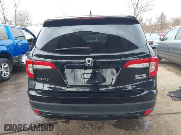 2022 Honda Pilot Special Edition with VIN 5FNYF6H2XNB059737, listed as a IAAI auction lot 41608678 with 50,273 mi miles and . Bid and sale history available at DreamBid. Image 16.