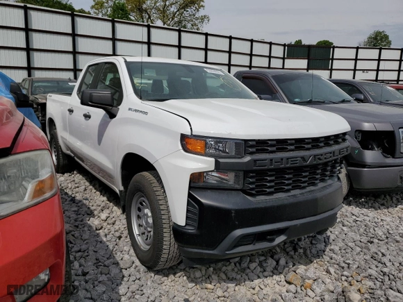 2019 Chevrolet Silverado 1500 Work Truck with VIN 1GCRYAEH6KZ276556, listed as a Copart auction lot 53028855 with 56,036 mi miles and Salvage Title. Bid and sale history available at carsss.com. Image 4.