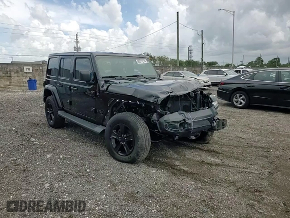 2020 Jeep Wrangler Unlimited Sahara Altitude with VIN 1C4HJXEN2LW271138, listed as a Copart auction lot 68511274 with 45,371 mi miles and Non repairable. Bid and sale history available at DreamBid. Image 12.