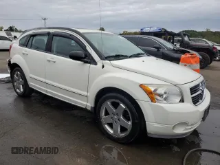 2008 Dodge Caliber R/T with VIN 1B3HB78K48D600733, listed as a Copart auction lot 72380784 with 92,881 mi miles and Salvage Title. Bid and sale history available at DreamBid. Image 4.