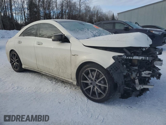 2017 Mercedes-Benz CLA 45 AMG with VIN WDDSJ5CB3HN456644, listed as a Copart auction lot 41773505 with Not Provided miles and Salvage Title. Bid and sale history available at DreamBid. Image 4.