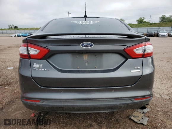 2016 Ford Fusion SE with VIN 3FA6P0HD2GR258906, listed as a Copart auction lot 58328485 with 232,650 mi miles and Salvage title. Bid and sale history available at DreamBid. Image 6.