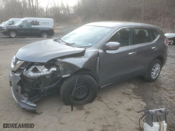 2015 Nissan Rogue S with VIN 5N1AT2MV2FC754050, listed as a Copart auction lot 47601815 with 84,439 mi miles and Salvage Title. Bid and sale history available at carsss.com. Image 1.