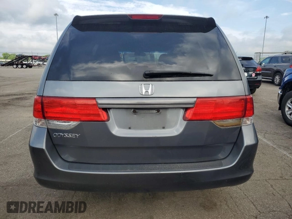 2010 Honda Odyssey EX with VIN 5FNRL3H46AB098512, listed as a Copart auction lot 56481655 with 171,632 mi miles and Salvage Title. Bid and sale history available at DreamBid. Image 6.