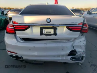 2018 BMW 7 Series 740i with VIN WBA7E2C51JG741931, listed as a Copart auction lot 76929173 with 63,169 mi miles. Bid and sale history available at carsss.com. Image 6.
