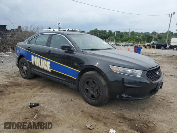 2016 Ford Police Interceptor with VIN 1FAHP2MK5GG154880, listed as a Copart auction lot 60104605 with 126,939 mi miles and Clean title. Bid and sale history available at DreamBid. Image 4.