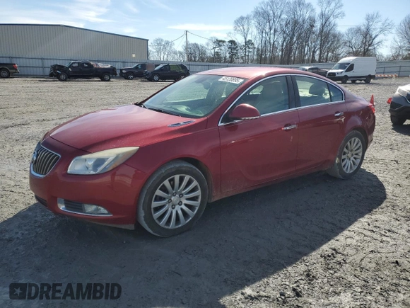 2013 Buick Regal Turbo Premium 2 with VIN 2G4GT5GV9D9190294, listed as a Copart auction lot 45120895 with 122,029 mi miles and Salvage title. Bid and sale history available at DreamBid. Image 1.
