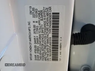 2020 Acura TLX z VIN 19UUB3F37LA001516, wystawiony jako Copart lot #80085224 z przebiegiem 45 530 mil mil oraz Szkoda całkowita • Salvage title. Historia ofert i sprzedaży dostępna na DreamBid. Obrazek 13.
