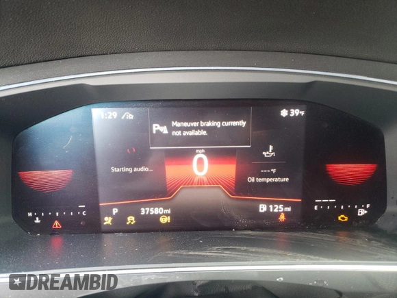 2022 Volkswagen Tiguan SE R-Line Black z VIN 3VV8B7AX7NM025503, wystawiony jako Copart lot #88297105 z przebiegiem 37 580 mil mil oraz Szkoda całkowita • Salvage title. Historia ofert i sprzedaży dostępna na DreamBid. Obrazek 9.