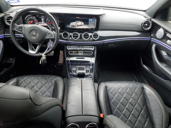 2017 Mercedes-Benz E-Class E 300 Luxury with VIN WDDZF4KB4HA198038, listed as a Copart auction lot 44556765 with NaN miles and Salvage Title. Bid and sale history available at carsss.com. Image 8.