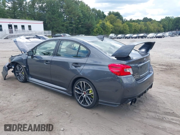 2020 Subaru WRX STI Limited with VIN JF1VA2Y66L9801920, listed as a IAAI auction lot 40388271 with 70,857 mi miles. Bid and sale history available at carsss.com. Image 3.