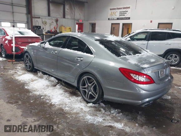 2012 Mercedes-Benz CLS-Class CLS 63 AMG with VIN WDDLJ7EB1CA035325, listed as a IAAI auction lot 41606737 with 89,602 mi miles. Bid and sale history available at carsss.com. Image 3.