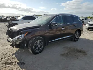 2019 Infiniti QX60 Pure с VIN 5N1DL0MN5KC565811, выставлен на аукционе Copart как лот 54730725 с пробегом 87 001 миль миль и На запчасти • Non repairable. История ставок и продаж доступна на DreamBid. Изображение 1.