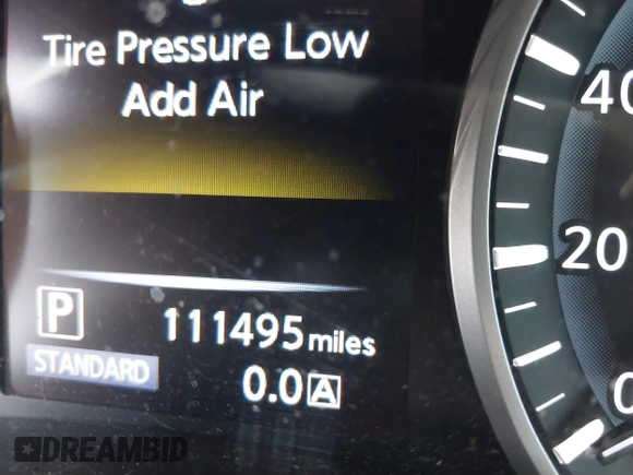 2018 Infiniti Q50 3.0t Luxe with VIN JN1EV7AR1JM611505, listed as a IAAI auction lot 42158718 with 111,495 mi miles. Bid and sale history available at carsss.com. Image 15.