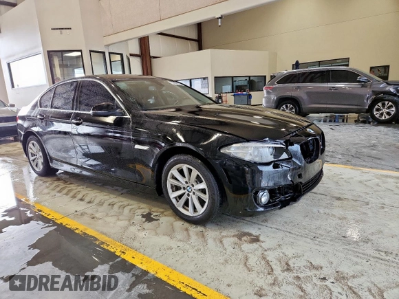 2015 BMW 5 Series 528i with VIN WBA5A5C50FD524917, listed as a Copart auction lot 63468145 with Not provided miles and Clean title. Bid and sale history available at DreamBid. Image 4.