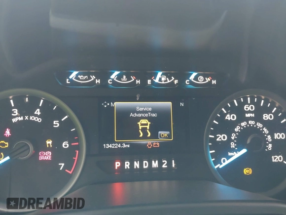 2016 Ford F-150 XL with VIN 1FTEW1CFXGKE01998, listed as a IAAI auction lot 42254774 with 134,224 mi miles and . Bid and sale history available at DreamBid. Image 7.