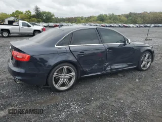 2015 Audi S4 Premium Plus with VIN WAUDGAFL9FA125132, listed as a Copart auction lot 72903834 with 0 mi miles and Salvage Title. Bid and sale history available at carsss.com. Image 3.