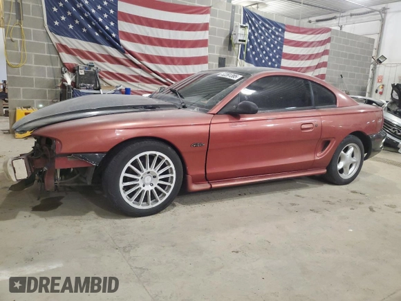 1996 Ford Mustang GT с VIN 1FALP42XXTF217850, выставлен на аукционе Copart как лот 52391385 с пробегом 171 682 миль миль и Списание • Salvage title. История ставок и продаж доступна на DreamBid. Изображение 1.