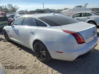 2016 Jaguar XJ Portfolio with VIN SAJWA2G72G8W00103, listed as a Copart auction lot 81347664 with 45,917 mi miles and Salvage title. Bid and sale history available at DreamBid. Image 2.