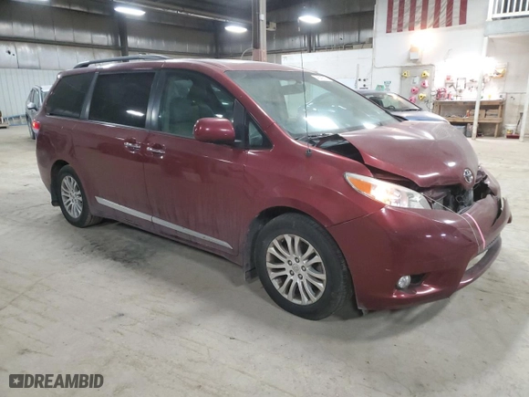 2013 Toyota Sienna XLE AAS with VIN 5TDYK3DCXDS318133, listed as a Copart auction lot 44543835 with 108,357 mi miles and Salvage Title. Bid and sale history available at carsss.com. Image 4.