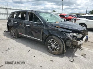 2020 Infiniti QX60 Signature Edition with VIN 5N1DL0MM4LC503454, listed as a Copart auction lot 57754075 with 68,119 mi miles and Salvage title. Bid and sale history available at DreamBid. Image 4.