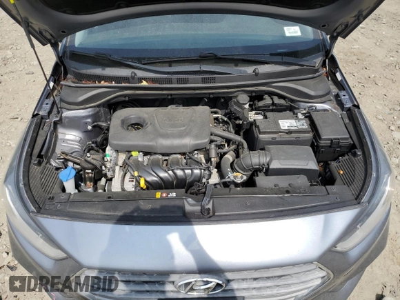 2018 Hyundai Accent SEL with VIN 3KPC24A3XJE007540, listed as a Copart auction lot 52873853 with 76,039 mi miles. Bid and sale history available at carsss.com. Image 12.