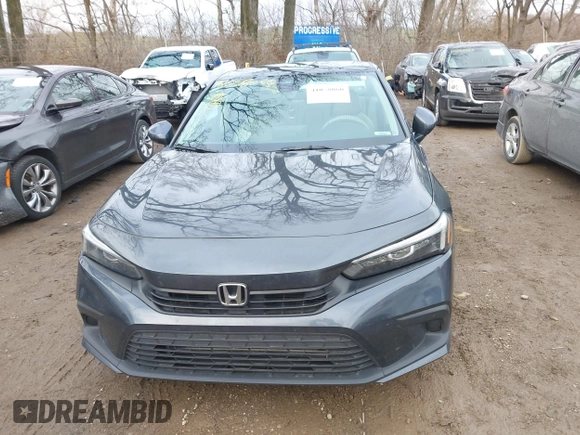2023 Honda Civic Sedan EX with VIN 2HGFE1F70PH305477, listed as a IAAI auction lot 41058060 with 46,761 mi miles. Bid and sale history available at carsss.com. Image 12.