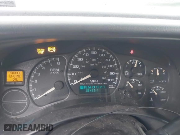 2002 Chevrolet Suburban LS with VIN 1GNFK16Z62J141868, listed as a IAAI auction lot 41534100 with 184,961 mi miles. Bid and sale history available at carsss.com. Image 7.
