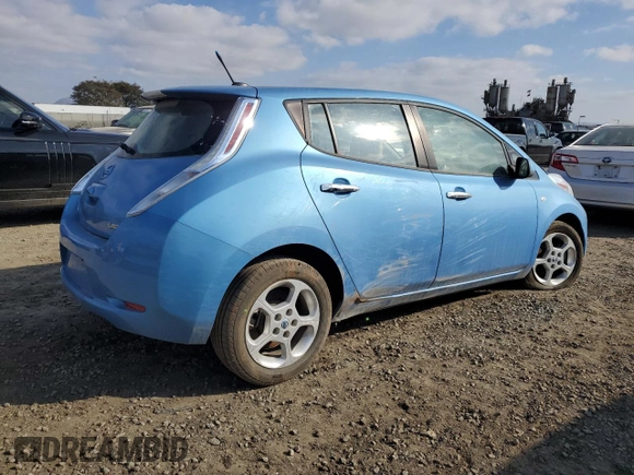 2011 Nissan LEAF SL with VIN JN1AZ0CP3BT000582, listed as a Copart auction lot 42236045 with 0 mi miles and Clean Title. Bid and sale history available at carsss.com. Image 3.