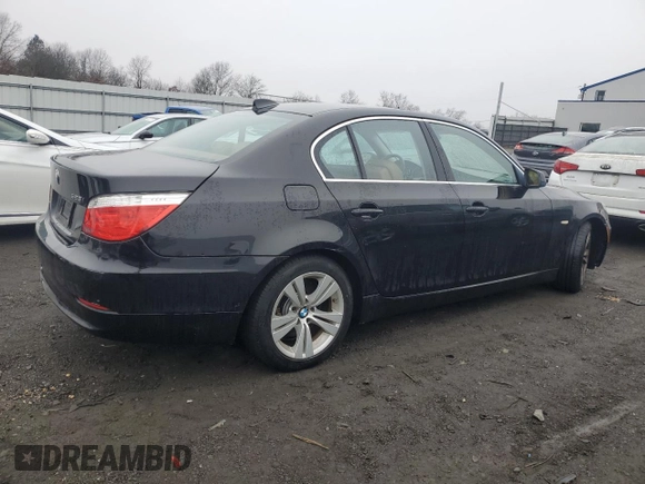 2010 BMW 5 Series 528i with VIN WBANU5C5XAC364163, listed as a Copart auction lot 42795125 with 146,822 mi miles and Salvage Title. Bid and sale history available at DreamBid. Image 3.