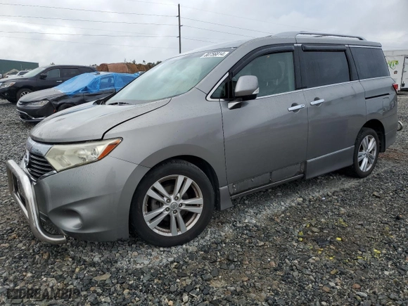 2011 Nissan Quest SL with VIN JN8AE2KP7B9006313, listed as a Copart auction lot 80756814 with NaN miles and Salvage Title. Bid and sale history available at carsss.com. Image 1.