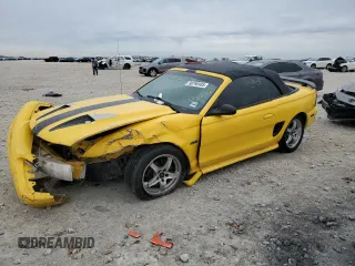 1998 Ford Mustang GT with VIN 1FAFP45X9WF191979, listed as a Copart auction lot 88790485 with 0 mi miles and Salvage Title. Bid and sale history available at carsss.com. Image 1.
