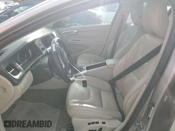 2014 Volvo S60 T5 with VIN YV1612FS5E2290835, listed as a Copart auction lot 50901505 with 121,438 mi miles and Salvage Title. Bid and sale history available at carsss.com. Image 7.