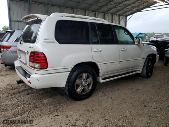 2006 Lexus LX 470 with VIN JTJHT00W564018281, listed as a Copart auction lot 51992015 with 216,791 mi miles and Salvage Title. Bid and sale history available at carsss.com. Image 3.