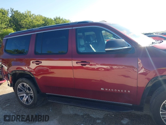2024 Jeep Wagoneer Series II with VIN 1C4SJUBP2RS177139, listed as a IAAI auction lot 42224164 with 31,229 mi miles and . Bid and sale history available at DreamBid. Image 13.