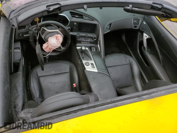 2014 Chevrolet Corvette Z51 2LT with VIN 1G1YJ2D76E5100805, listed as a Copart auction lot 86692374 with Not provided miles and Salvage title. Bid and sale history available at DreamBid. Image 8.