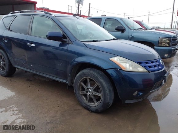 2004 Nissan Murano SE with VIN JN8AZ08WX4W340556, listed as a IAAI auction lot 41633661 with 168,570 mi miles. Bid and sale history available at carsss.com. Image 1.
